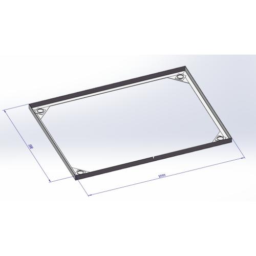 Rama do zabudowy w podłodze wagi pomostowej o wymiarach 150x200 cm